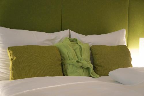 Aparthotel Bergtraumにあるベッド