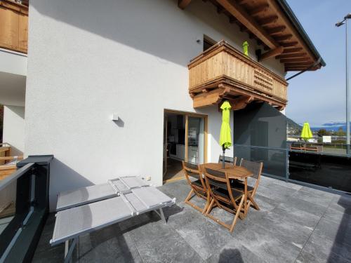 Balkón nebo terasa v ubytování Panorama Apartments - Steinbock Lodges