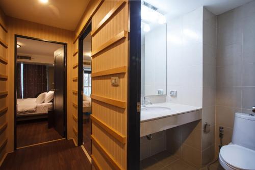 Koupelna v ubytování 2bedrooms3baths Bkk Downtown Near Asoke Btsmrt