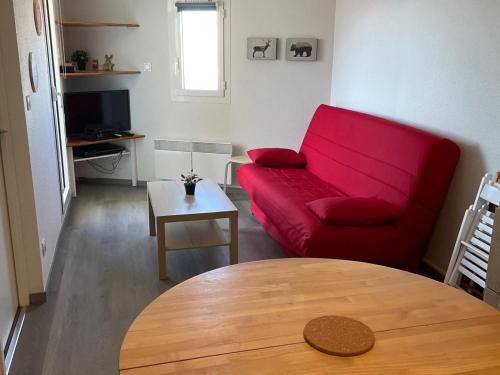Khu vực ghế ngồi tại Appartement Les Adrets-Prapoutel, 2 pièces, 5 personnes - FR-1-557-122