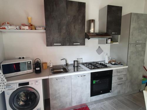Una cocina o cocineta en Helianthus