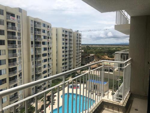 Puerto Azul Apartamento游泳池或附近泳池的景觀
