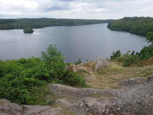 a view of a large body of water at Landhouse in Olofström