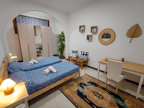 Postel nebo postele na pokoji v ubytování Alma Canaria Rooms