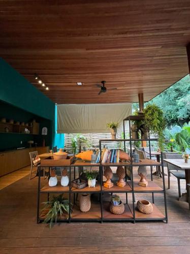 Restoran atau tempat lain untuk makan di Pousada Júlio Grande