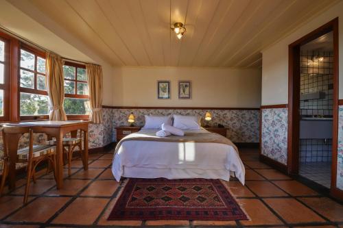 Katil atau katil-katil dalam bilik di Esquilo Hotel