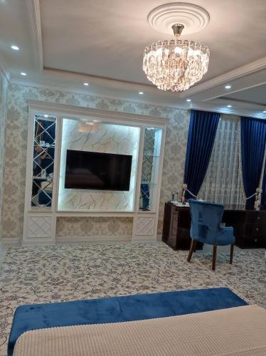 Postel nebo postele na pokoji v ubytování Hotel Firuza