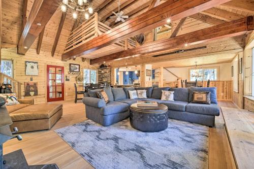 Waterfront Echo Lake Cabin with Deck, Mtn Views