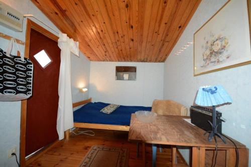 Postel nebo postele na pokoji v ubytování Västerdala Onwest