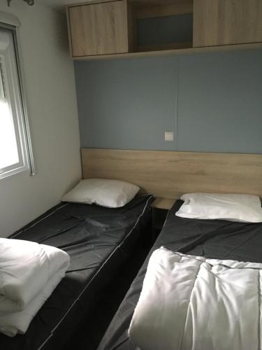 Posteľ alebo postele v izbe v ubytovaní Les Sables du Midi