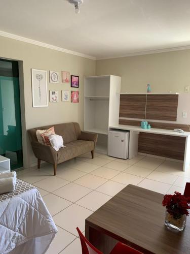 Dapur atau dapur kecil di HOTEL UNA