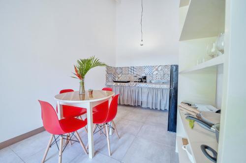 Η κουζίνα ή μικρή κουζίνα στο Villa Casa Azul & Arena Blanca Apartamentos