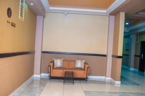 Posezení v ubytování Hera Hotel Kampala