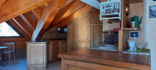Dapur atau dapur kecil di Stelviostay Residence Stelvio