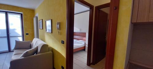 Katil atau katil-katil dalam bilik di Stelviostay Residence Stelvio