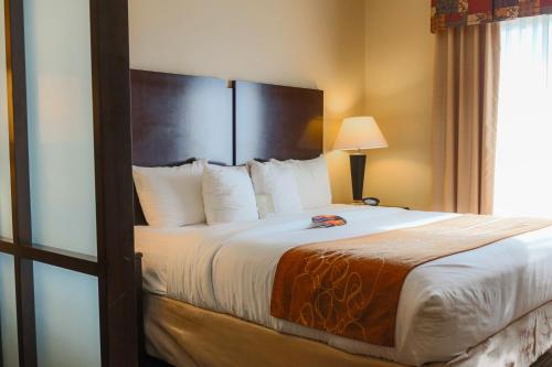 Postel nebo postele na pokoji v ubytování Comfort Suites Charleston West Ashley