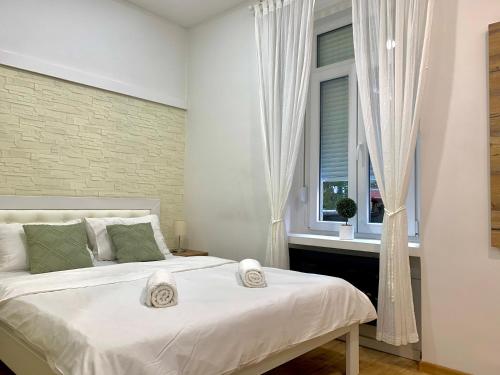 Posteľ alebo postele v izbe v ubytovaní Croatia_Zagreb Apartment
