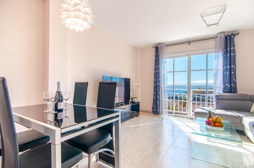 Et opholdsområde på Arco Iris Duplex Ocean View PH09