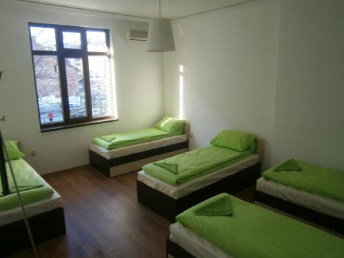 Ivory Tower Hostel tesisinde bir oda