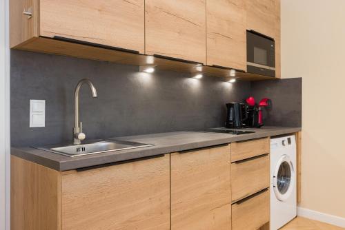 Кухня или мини-кухня в Vienna Stay Apartments Pezzl 1170
