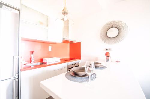 A kitchen or kitchenette at Casa Martín.
