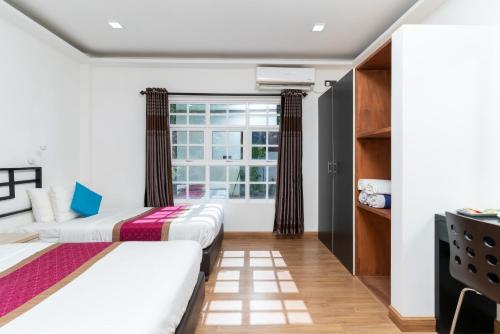 Cama o camas de una habitación en Asaa View Maldives