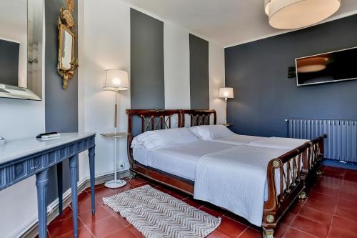 Katil atau katil-katil dalam bilik di Casa en Sitges