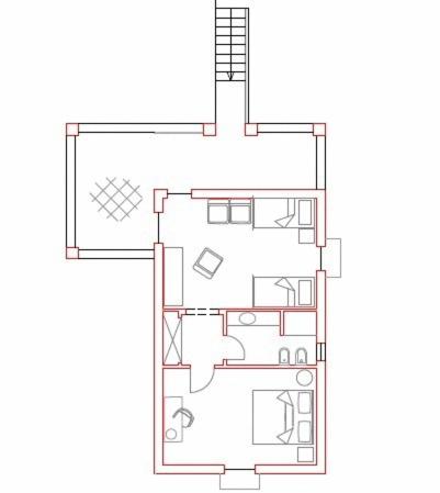Plano de Hotel S'Abba e Sa Murta