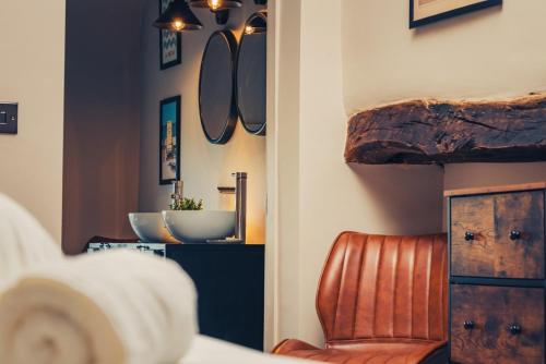 Ein Bett oder Betten in einem Zimmer der Unterkunft Lawton Street Rooms
