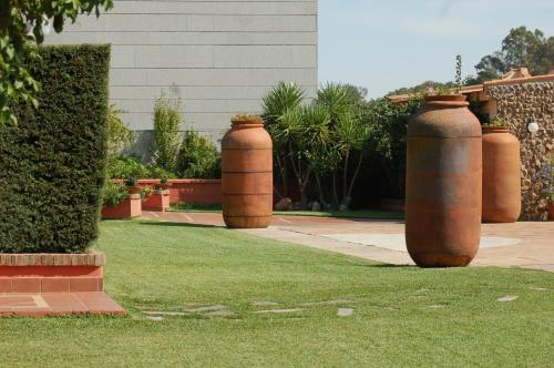 Taman di luar Hotel Rio Badajoz