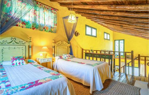 A bed or beds in a room at La Casa de la Era