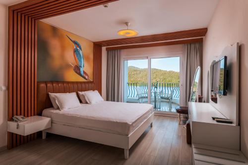 Postel nebo postele na pokoji v ubytování Yalicapkini Boutique Hotel