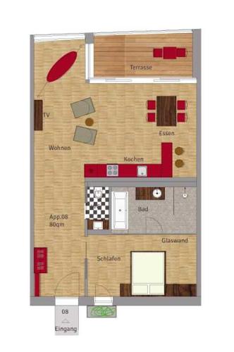 Z1-Das Hausの見取り図または間取り図