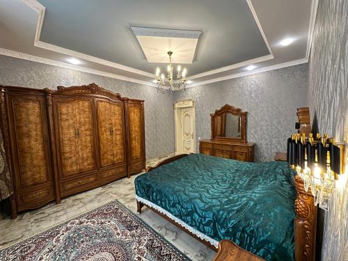 Krevet ili kreveti u jedinici u objektu Qafqaz VIP Villa