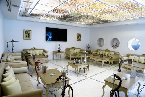 Zona de estar de The Penthouse Suites Hotel