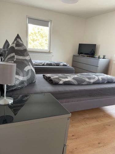 Χώρος καθιστικού στο Apartment Obermichelbach