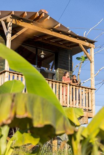 Balkón nebo terasa v ubytování Parrot World - Les Lodges