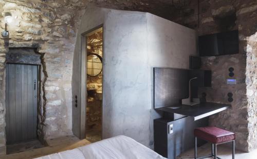 Letto o letti in una camera di Tainaron Blue Retreat