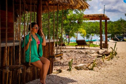 Επισκέπτες που μένουν στο Hotel y Beach Club Casa Mia Xulha -Bacalar