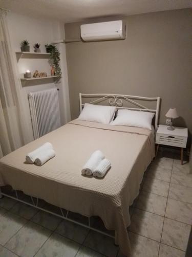 Giường trong phòng chung tại George house