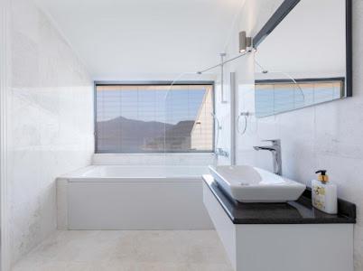 Koupelna v ubytování Villa maris