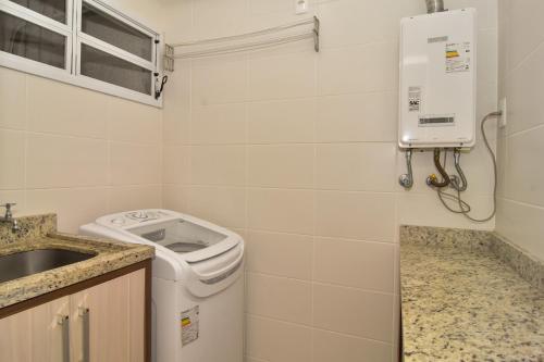 Kúpeľňa v ubytovaní Apto 3 quartos na Melhor Localização no Campeche, 200m da Praia P836