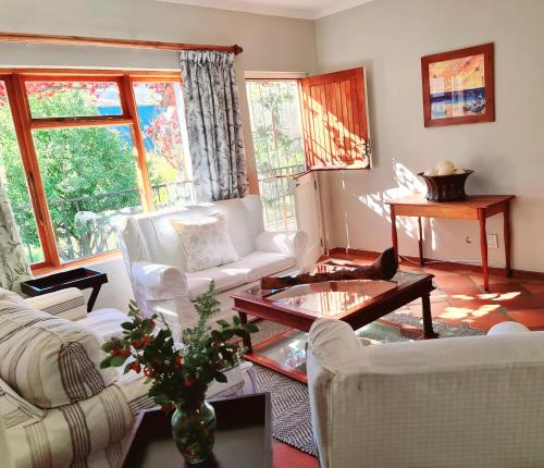 Χώρος καθιστικού στο Angelierbosch Guest House