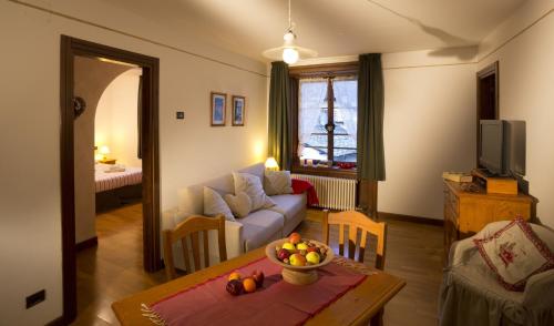 Χώρος καθιστικού στο Residence Blumental