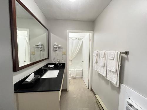 Vonios kambarys apgyvendinimo įstaigoje Travelodge by Wyndham Cochrane