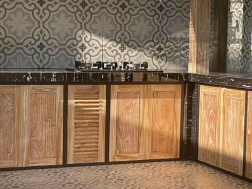 Dapur atau dapur kecil di Mulia Manise The Bahari Villas Bali