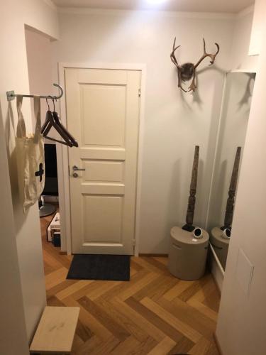 Vonios kambarys apgyvendinimo įstaigoje Picturesque Area in Helsinki Center Apartment