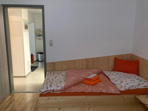 Cama o camas de una habitación en Ferienwohnung bon WAB