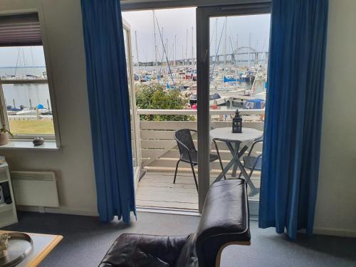 Posezení v ubytování Private Apartment Skudehaven