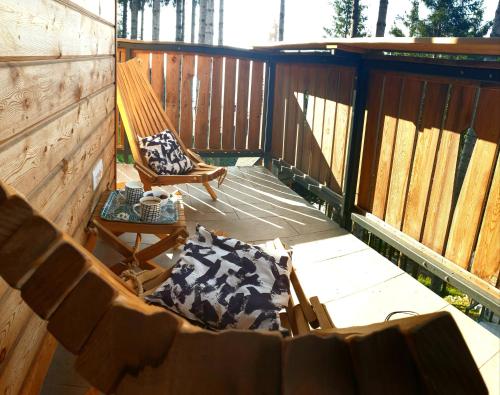 Χώρος καθιστικού στο Golte SkiCenter App MOUNTAIN VIEW WITH BALCONY